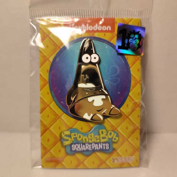 Surprised Patrick Spongebob Limited Edition Enamel Pin - Picture 3 of 3